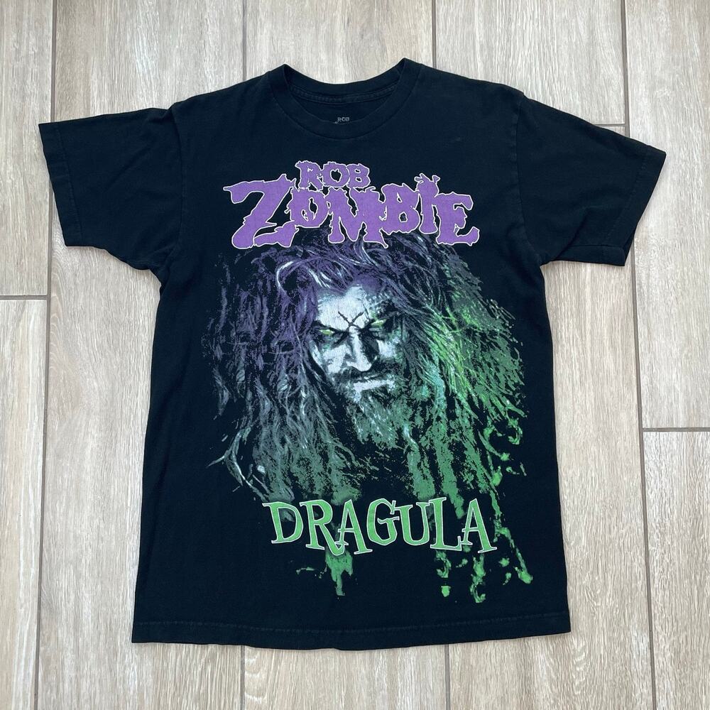 Rob Zombie Dragula T Shirt Adult Medium Black Horror Metal Band Graphic Tee